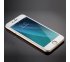 3D tvrdené sklo iPhone 6/6S - strieborné